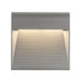 Casa LED Exterior Wall/Step Light in Gray Finish | Kuzco Lighting