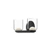 Cedar LED Vanity in Black/Clear Finish | Kuzco Lighting