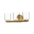 Load image into Gallery viewer, Cedar LED Vanity in Brushed Gold/Clear Finish | Kuzco Lighting
