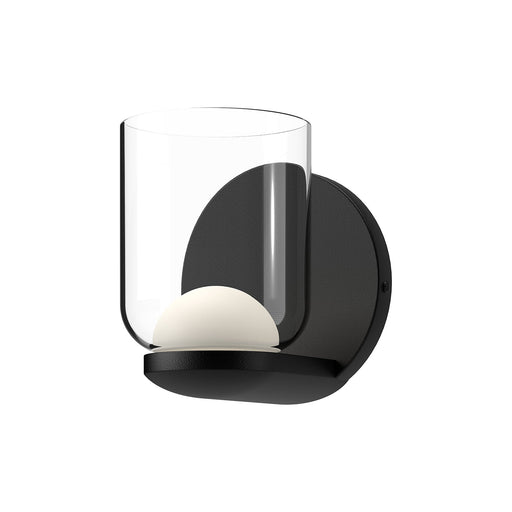 Cedar LED Wall Sconce in Black/Clear Finish | Kuzco Lighting