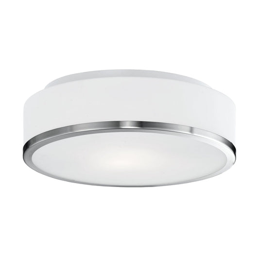 Charlie Flush Mount in Brushed Nickel Finish | Kuzco Lighting