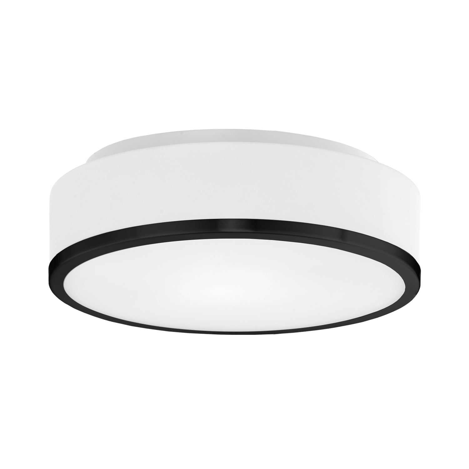 Charlie LED Flush Mount in Black Finish | Kuzco Lighting