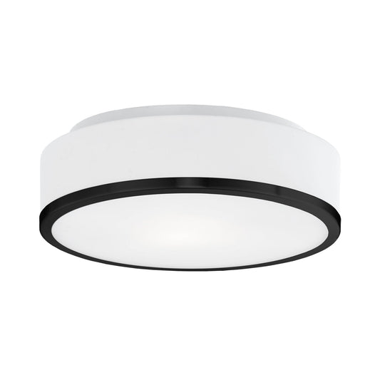Charlie LED Flush Mount in Black Finish | Kuzco Lighting