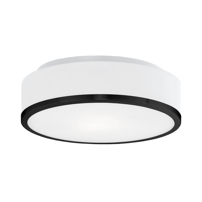 Charlie LED Flush Mount in Black Finish | Kuzco Lighting