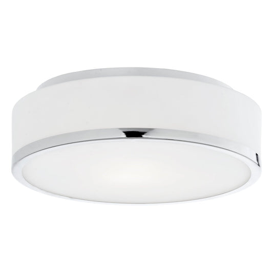 Charlie LED Flush Mount in Chrome Finish | Kuzco Lighting