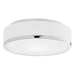 Charlie LED Flush Mount in Chrome Finish | Kuzco Lighting