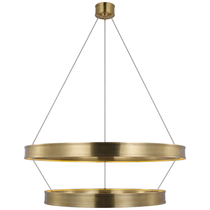 Connery 40" Two-Tier Ring Chandelier by Visual Comfort Signature