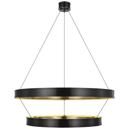 Connery 40" Two-Tier Ring Chandelier