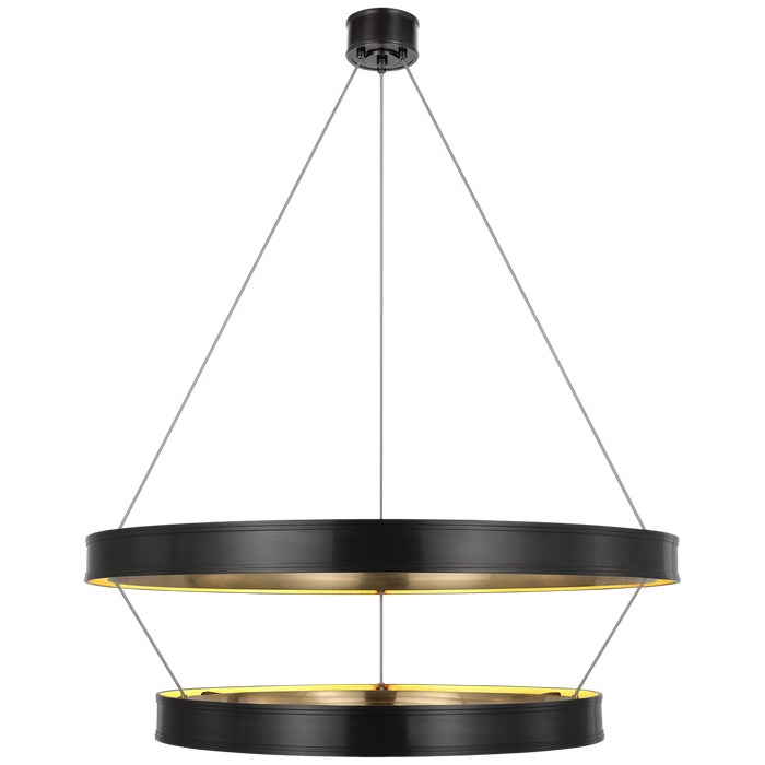 Connery 40" Two-Tier Ring Chandelier by Visual Comfort Signature