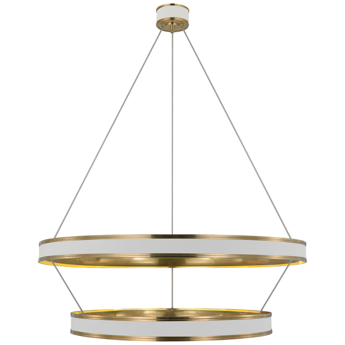 Connery 40" Two-Tier Ring Chandelier by Visual Comfort Signature