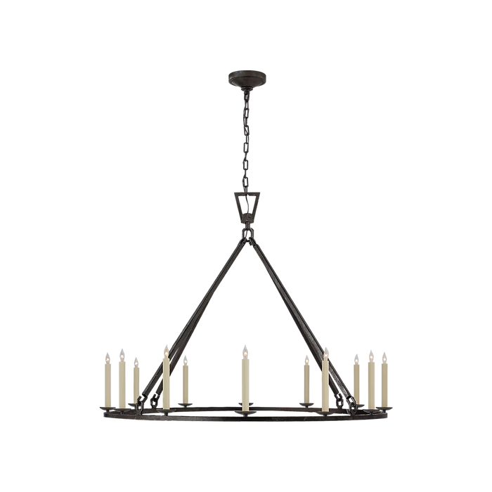 Darlana X-Large Single Ring Chandelier by Visual Comfort Signature