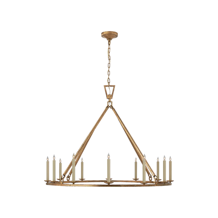 Darlana X-Large Single Ring Chandelier by Visual Comfort Signature
