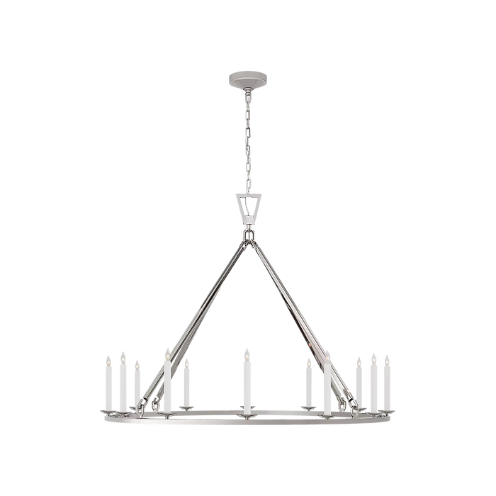 Darlana X-Large Single Ring Chandelier by Visual Comfort Signature