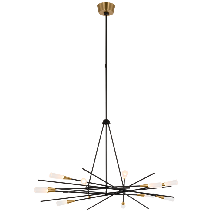 Stellar 40" Radial Chandelier by Visual Comfort Signature