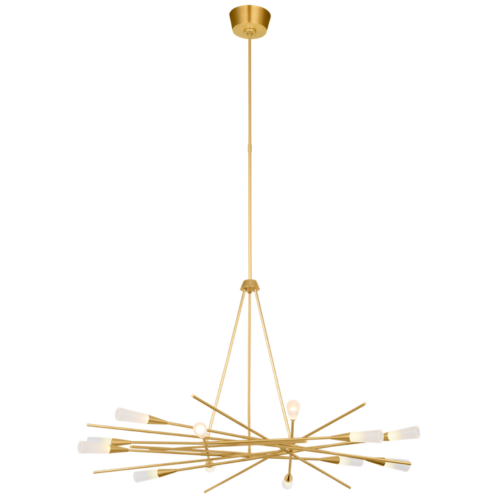 Stellar 40" Radial Chandelier by Visual Comfort Signature