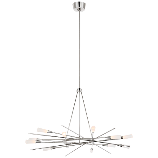 Stellar 40" Radial Chandelier by Visual Comfort Signature