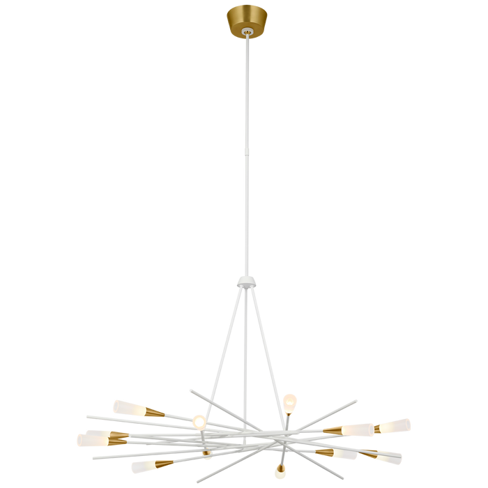 Stellar 40" Radial Chandelier by Visual Comfort Signature