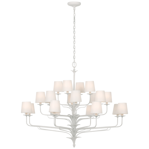 Amalfi 50" Three-Tiered Chandelier by Visual Comfort Signature