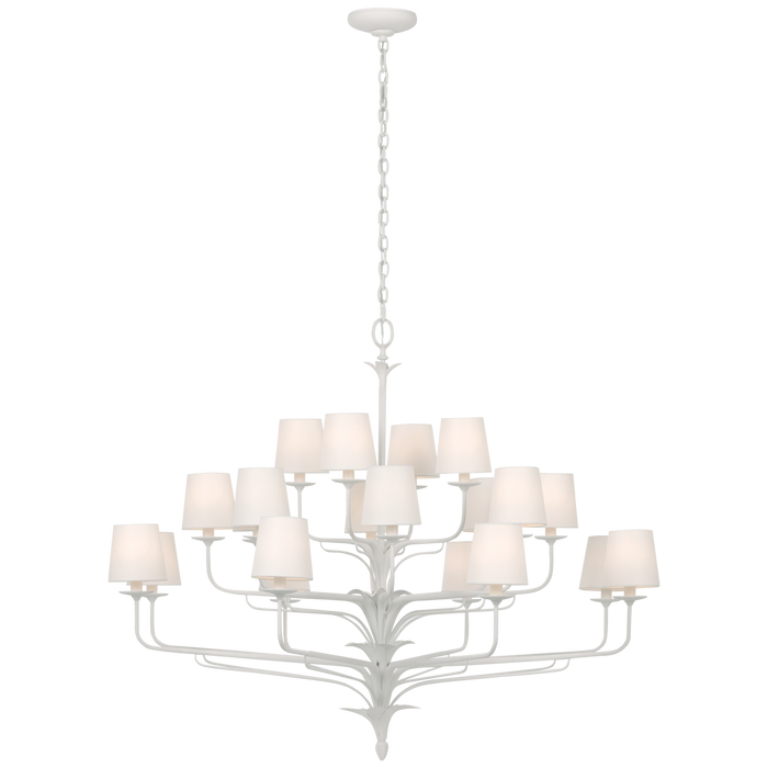 Amalfi 50" Three-Tiered Chandelier by Visual Comfort Signature