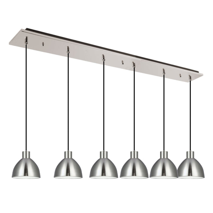 Chroma Pendant in Brushed Nickel Finish | Kuzco Lighting