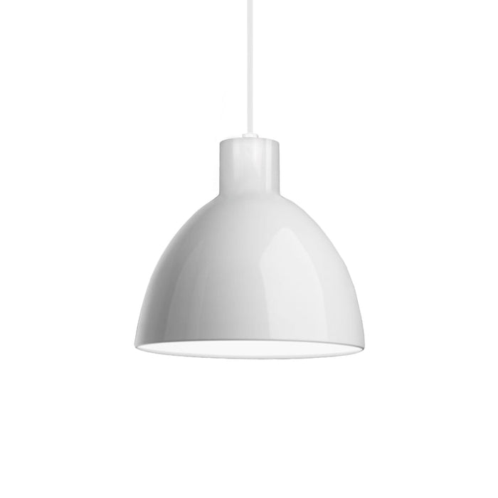 Chroma LED Pendant in Glossy White Finish | Kuzco Lighting