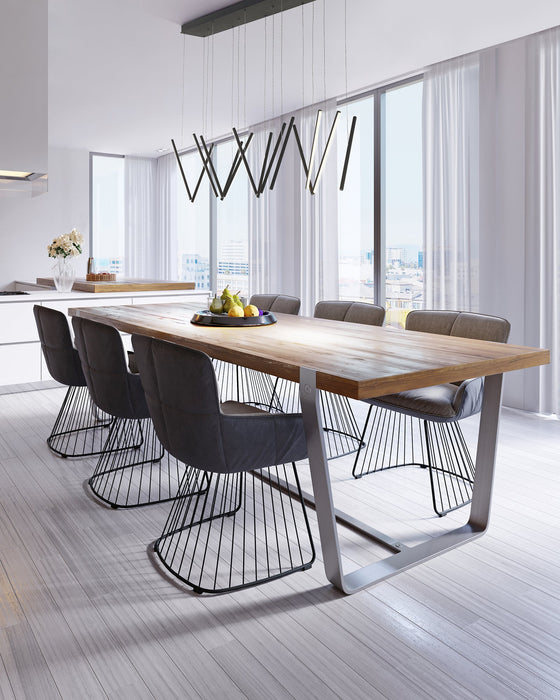 Chute LED 14-Light Linear Pendant by Kuzco Lighting