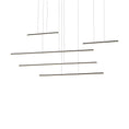 Load image into Gallery viewer, Chute Motion Multi-Light Pendant in Black Finish | Kuzco Lighting
