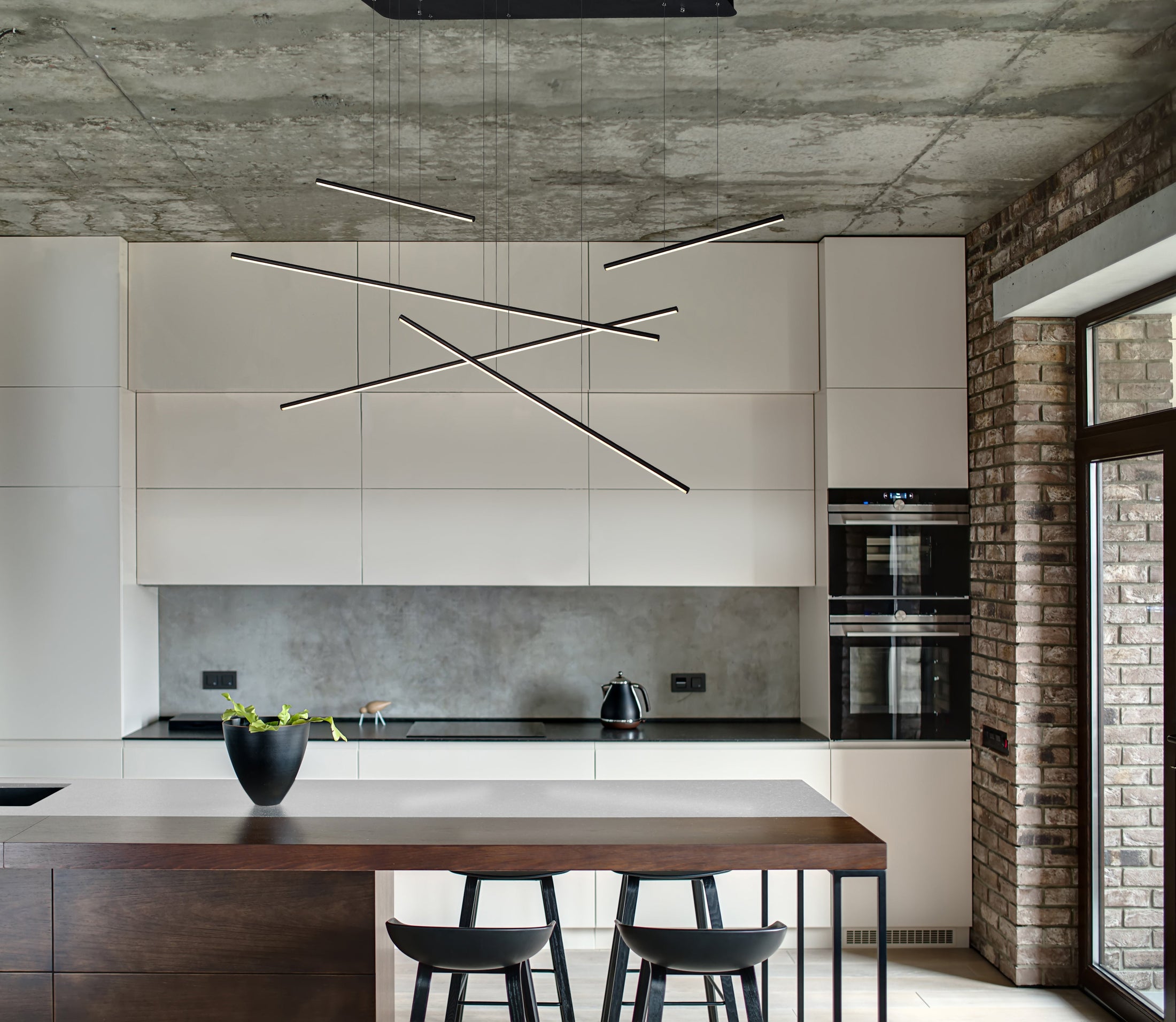 Chute Motion Multi-Light Pendant