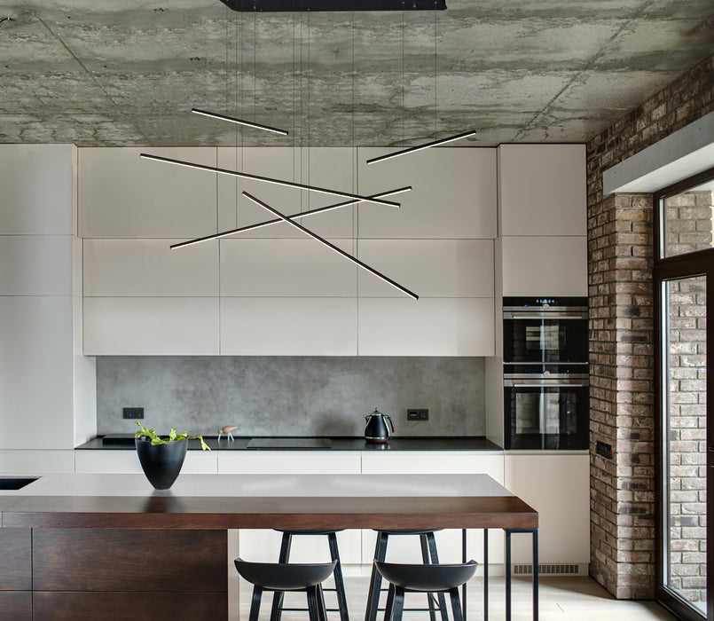 Chute Motion Multi-Light Pendant by Kuzco Lighting