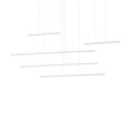 Load image into Gallery viewer, Chute Motion Multi-Light Pendant in White Finish | Kuzco Lighting
