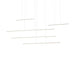 Chute Motion Multi-Light Pendant in White Finish | Kuzco Lighting