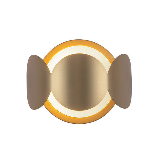 Ciel Wall Sconce in Brushed Gold/Opal Glass Finish | Kuzco Lighting