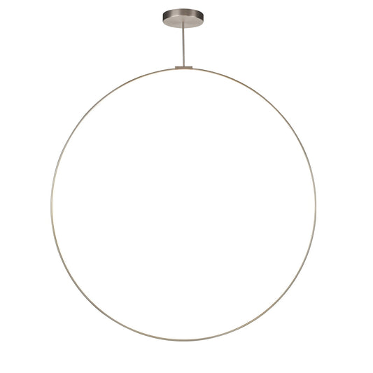 Cirque LED Pendant in Brushed Nickel Finish | Kuzco Lighting