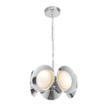 Load image into Gallery viewer, Cleo LED Chandelier in Chrome/Opal Glass Finish | Kuzco Lighting
