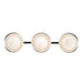 Cleo LED Vanity Light in Chrome/Opal Glass Finish | Kuzco Lighting