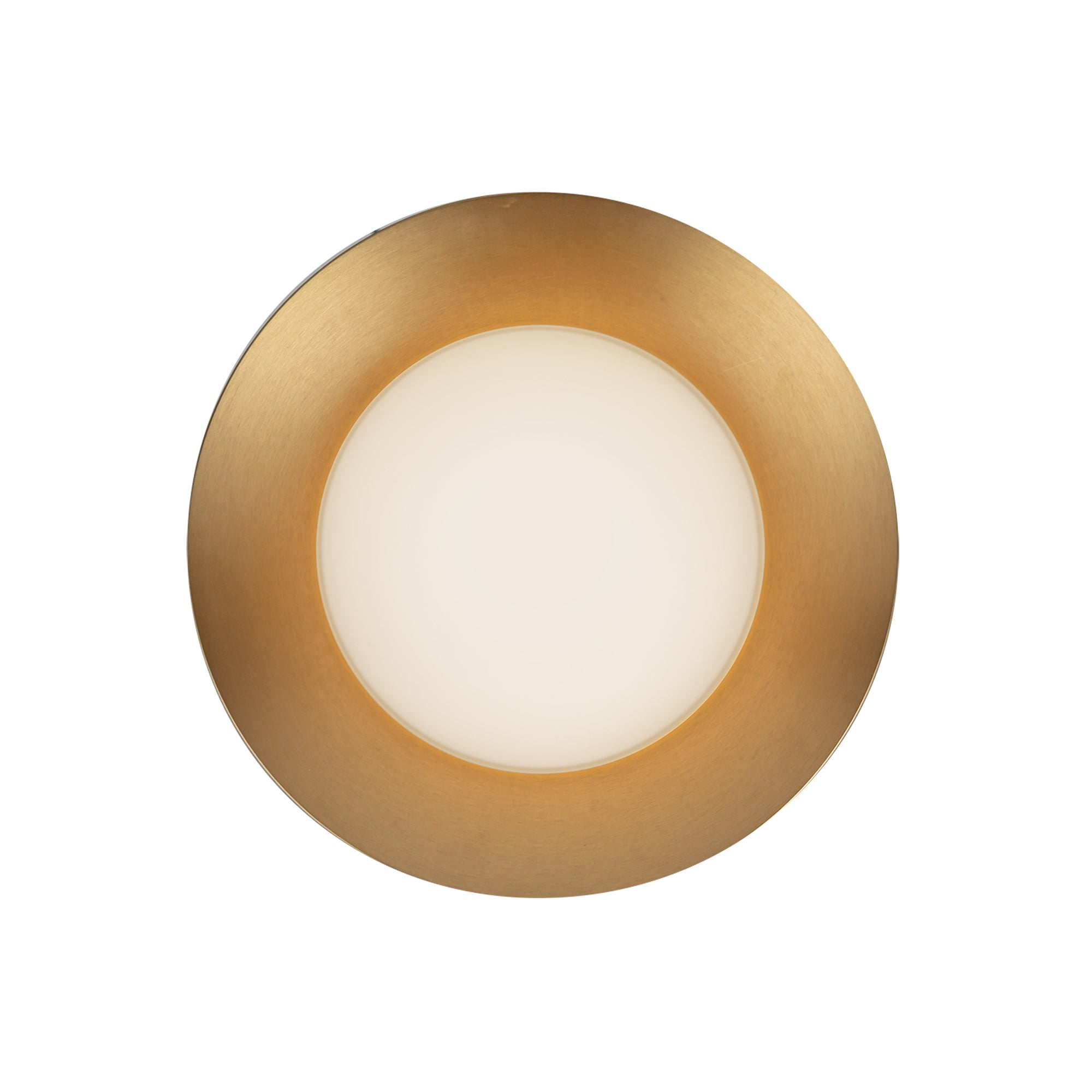 Cleo LED Wall Sconce in Brushed Gold/Opal Glass Finish | Kuzco Lighting