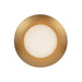 Cleo LED Wall Sconce in Brushed Gold/Opal Glass Finish | Kuzco Lighting