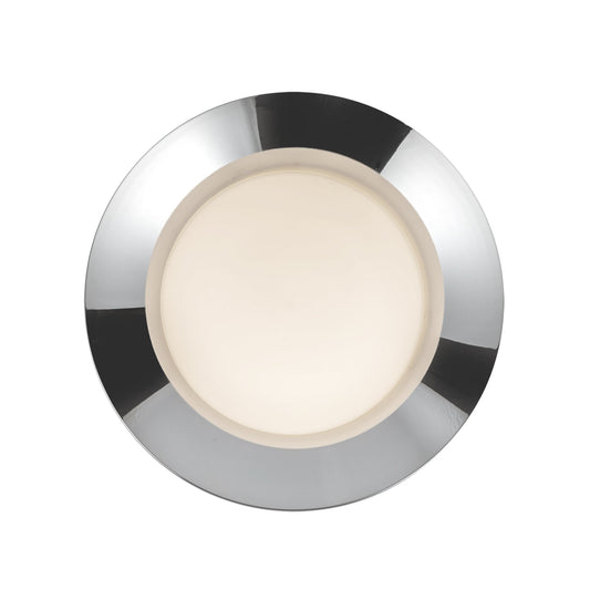 Cleo LED Wall Sconce in Chrome/Opal Glass Finish | Kuzco Lighting