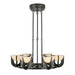 Colette 27-in Urban Bronze/Alabaster LED Chandelier by Alora Lighting | CH362627UBAR-UNV | Alora Lighting