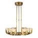 Colette 27-in Vintage Brass/Alabaster LED Chandelier by Alora Lighting | CH362627VBAR-UNV | Alora Lighting