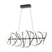 Collide LED Chandelier in Black Finish | Kuzco Lighting