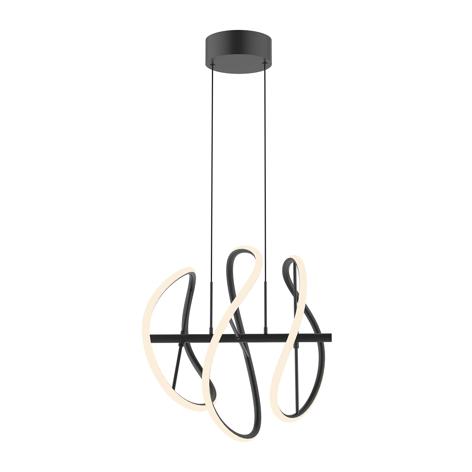 Collide LED Pendant in Black Finish | Kuzco Lighting