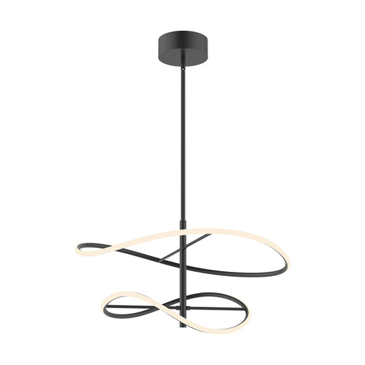Collide LED Pendant in Black Finish | Kuzco Lighting