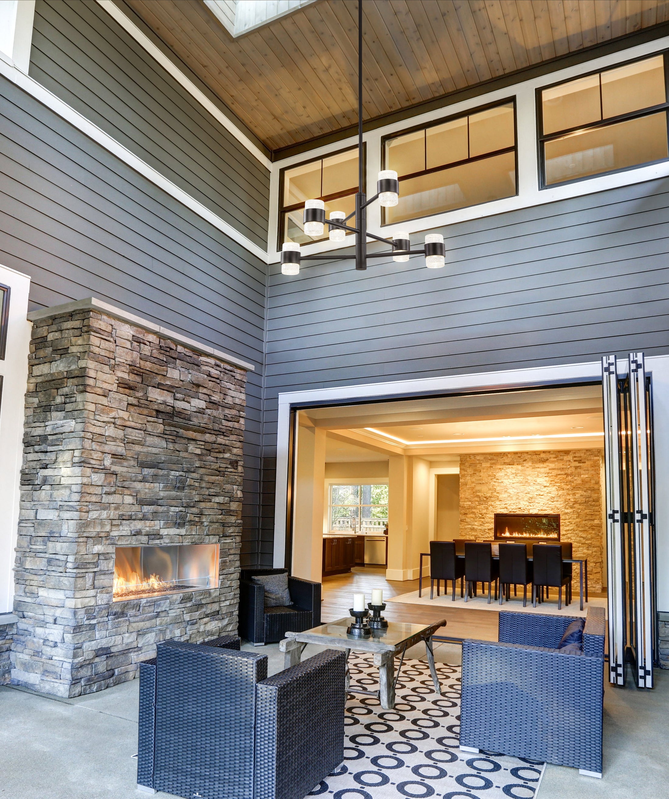 Copenhagen LED Outdoor Chandelier