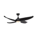 Coronado LED Ceiling Fan in Matte Black Finish | Kuzco Lighting