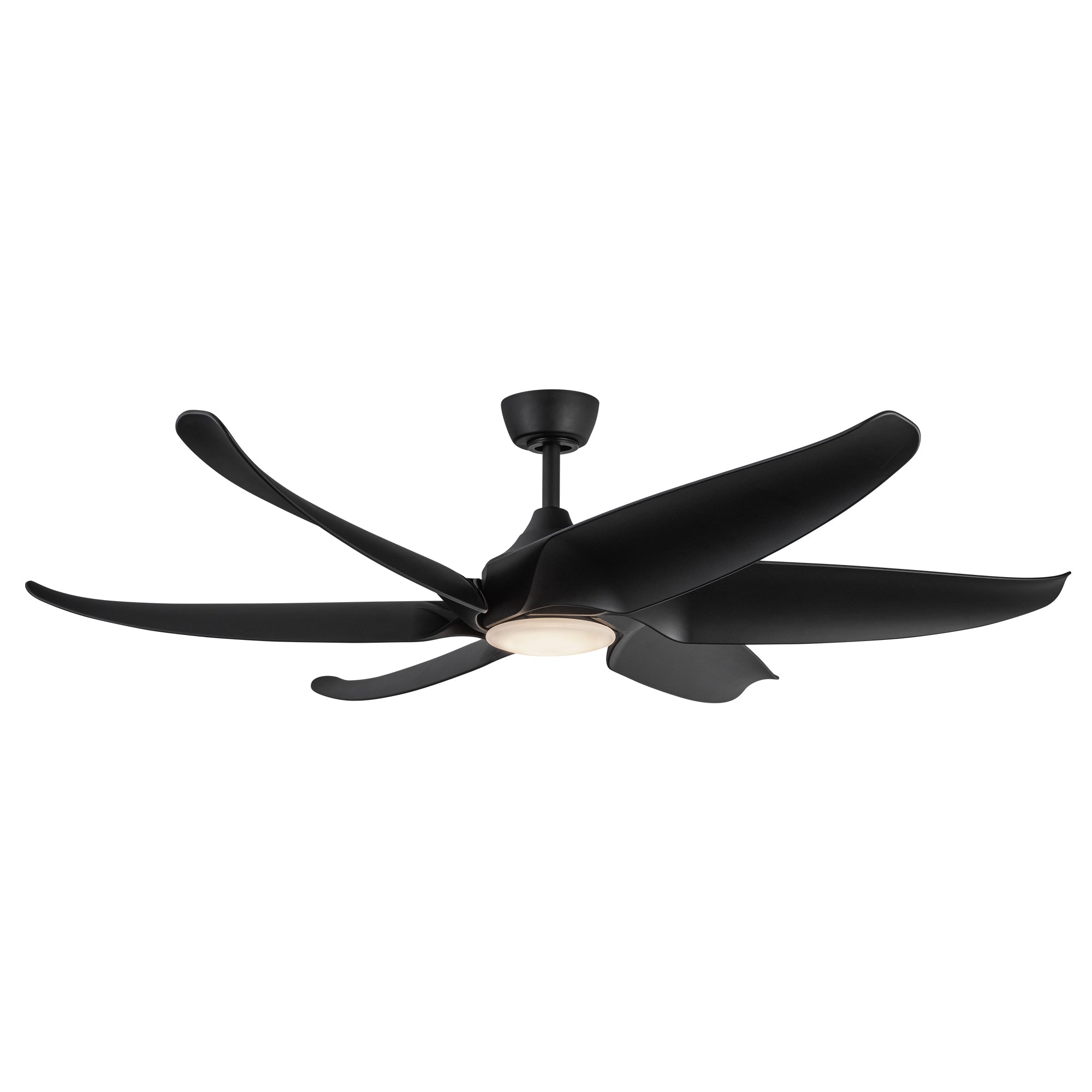 Coronado LED Ceiling Fan in Matte Black Finish | Kuzco Lighting