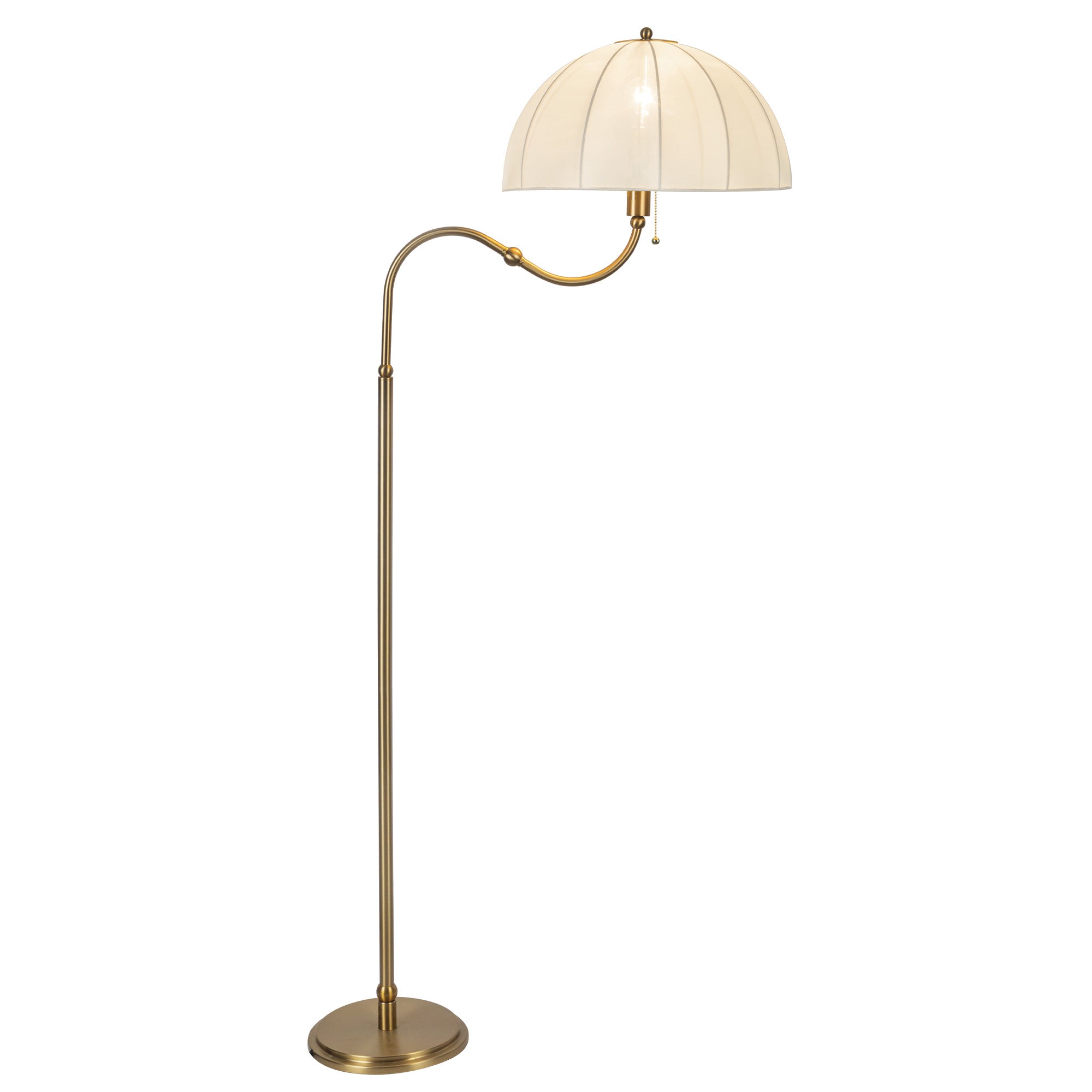 Crosby 68-in Brushed Gold Socket Floor Lamp by Alora Lighting | FL661068BG | Alora Lighting
