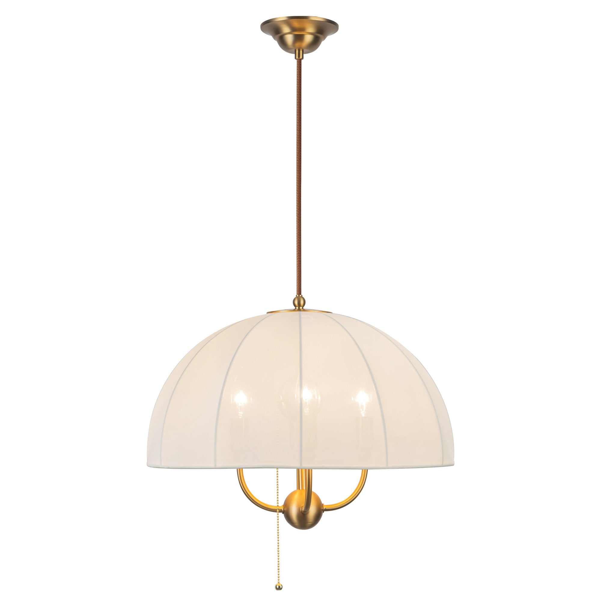 Crosby 18-in Brushed Gold Socket Pendant by Alora Lighting | PD661418BG | Alora Lighting