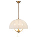 Crosby 18-in Brushed Gold Socket Pendant by Alora Lighting | PD661418BG | Alora Lighting