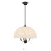 Crosby 18-in Matte Black Socket Pendant by Alora Lighting | PD661418MB | Alora Lighting